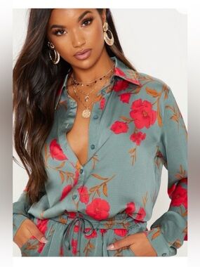 Pretty little thing flower coord set.